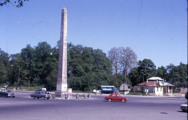 1964, carrefour de l'oblisque, Fontainebleau 77