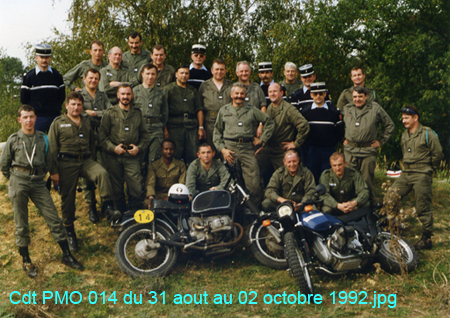 Cdt PMO 014 du 31 aout au 02 octobre 1992