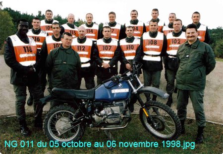 NG 011 du 05 octobre au 06 novembre 1998