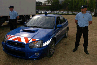 SUBARU IMPREZA, 4 cylindres turbo, 1994 cm3, vitesse maxi constructeur: 244 Km/h