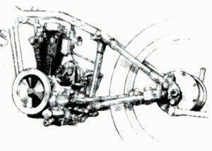 Evolution du cadre, nouvelle transmission par cardan