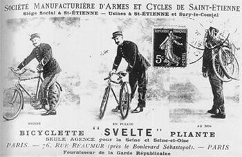 La bicyclette pliante "svelte" officielle, cliquez pour agrandir